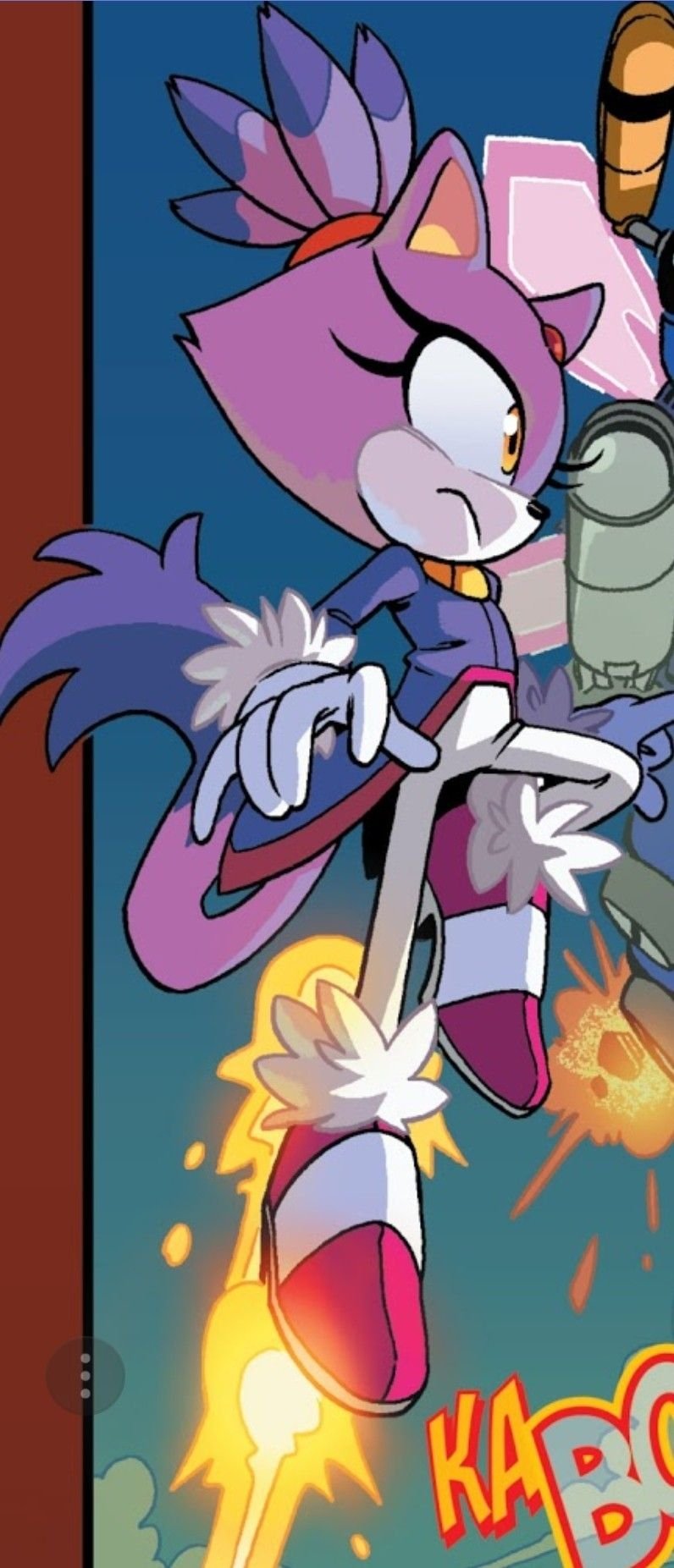 Blaze the Cat Comic Sonic the Hedgehog (IDW) Image