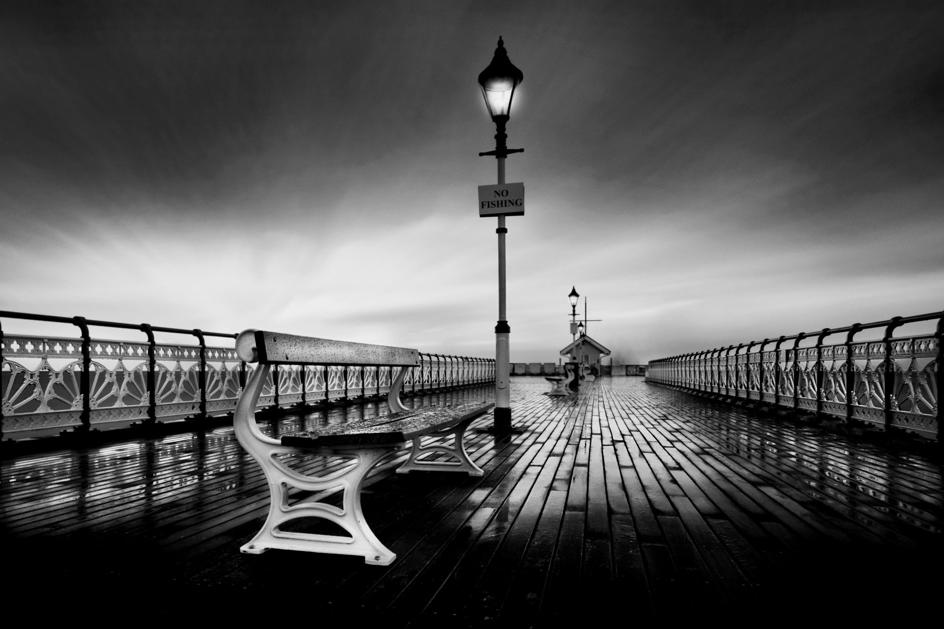  Long exposure at Penarth Pier Pavilion, Cardiff, South Wales, United Kingdom by Ade Ward