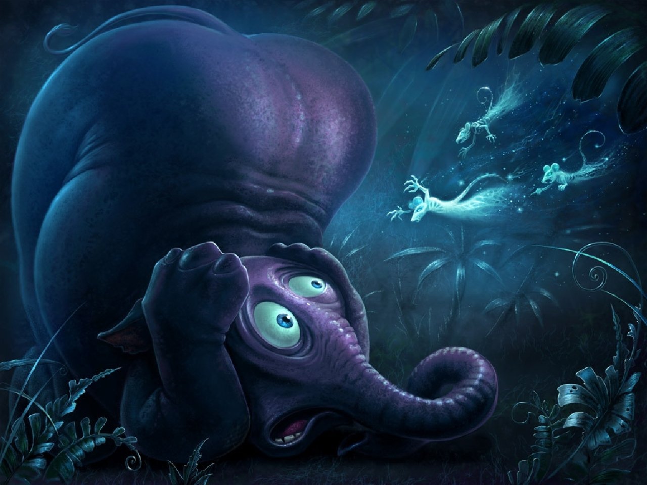 funny elephant Image
