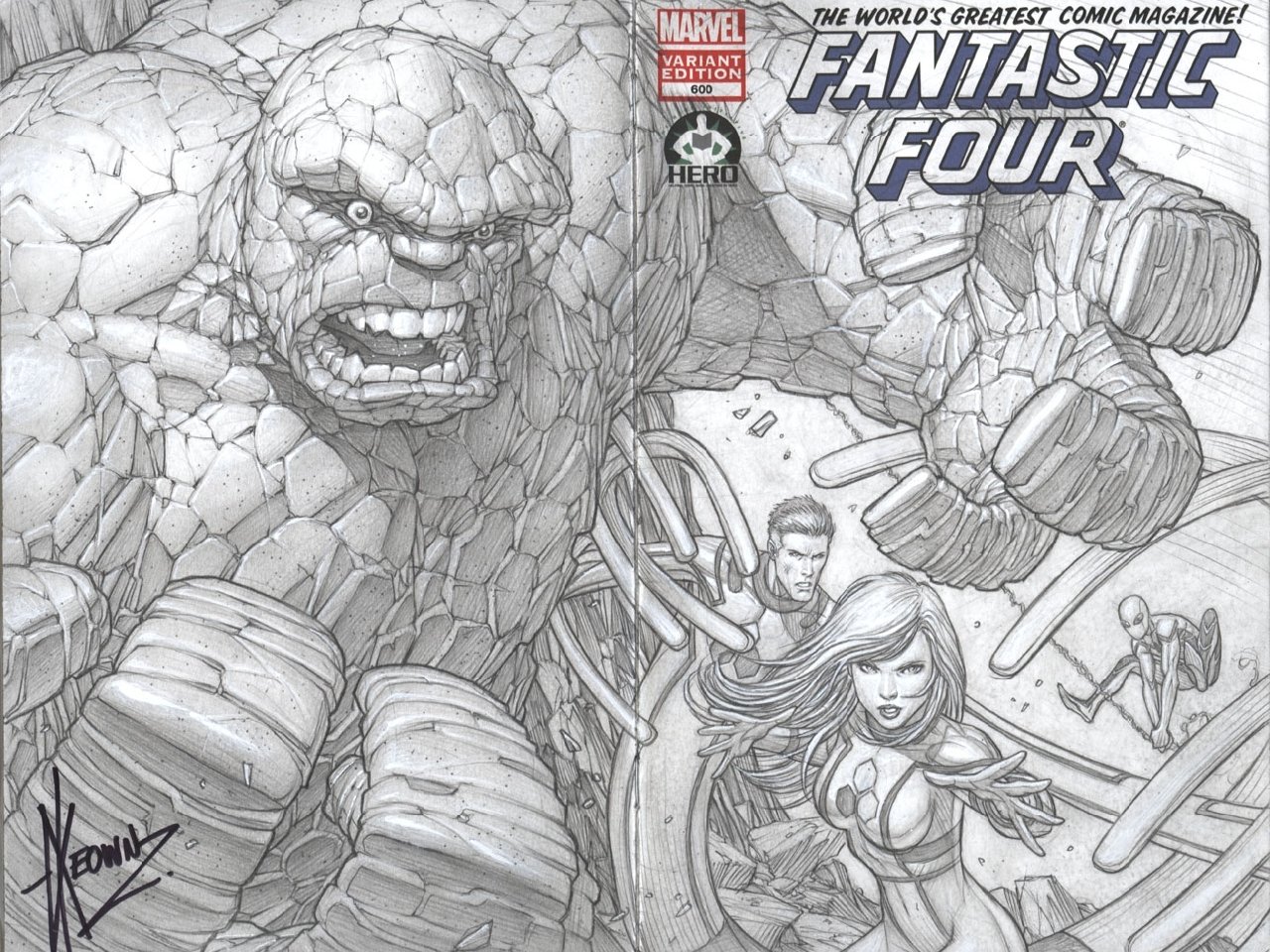 Invisible Woman Mister Fantastic Thing (Marvel Comics) Comic Fantastic Four Image