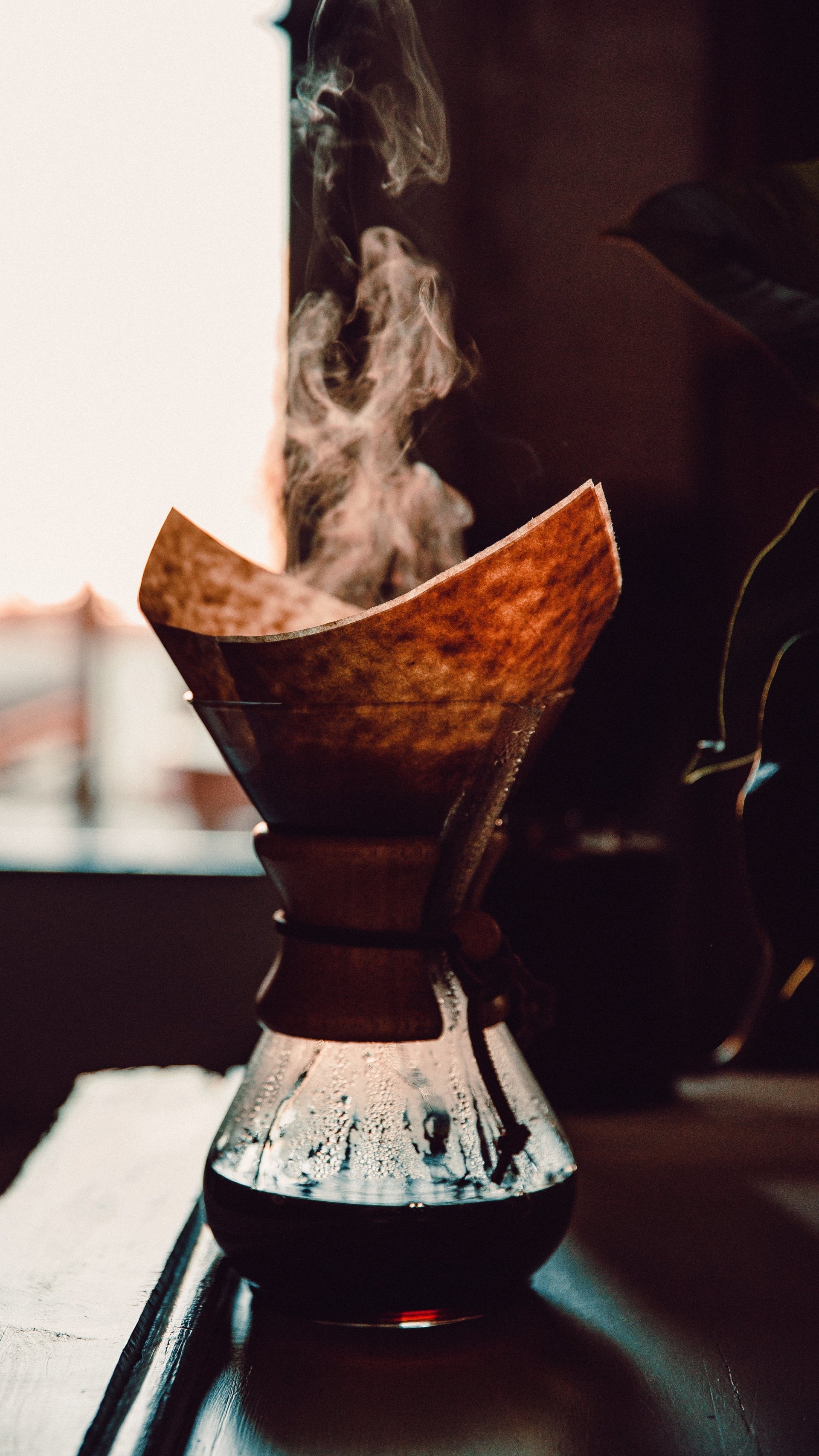  A Fresh Brewed Pot Of Filter Coffee by Brodie Vissers