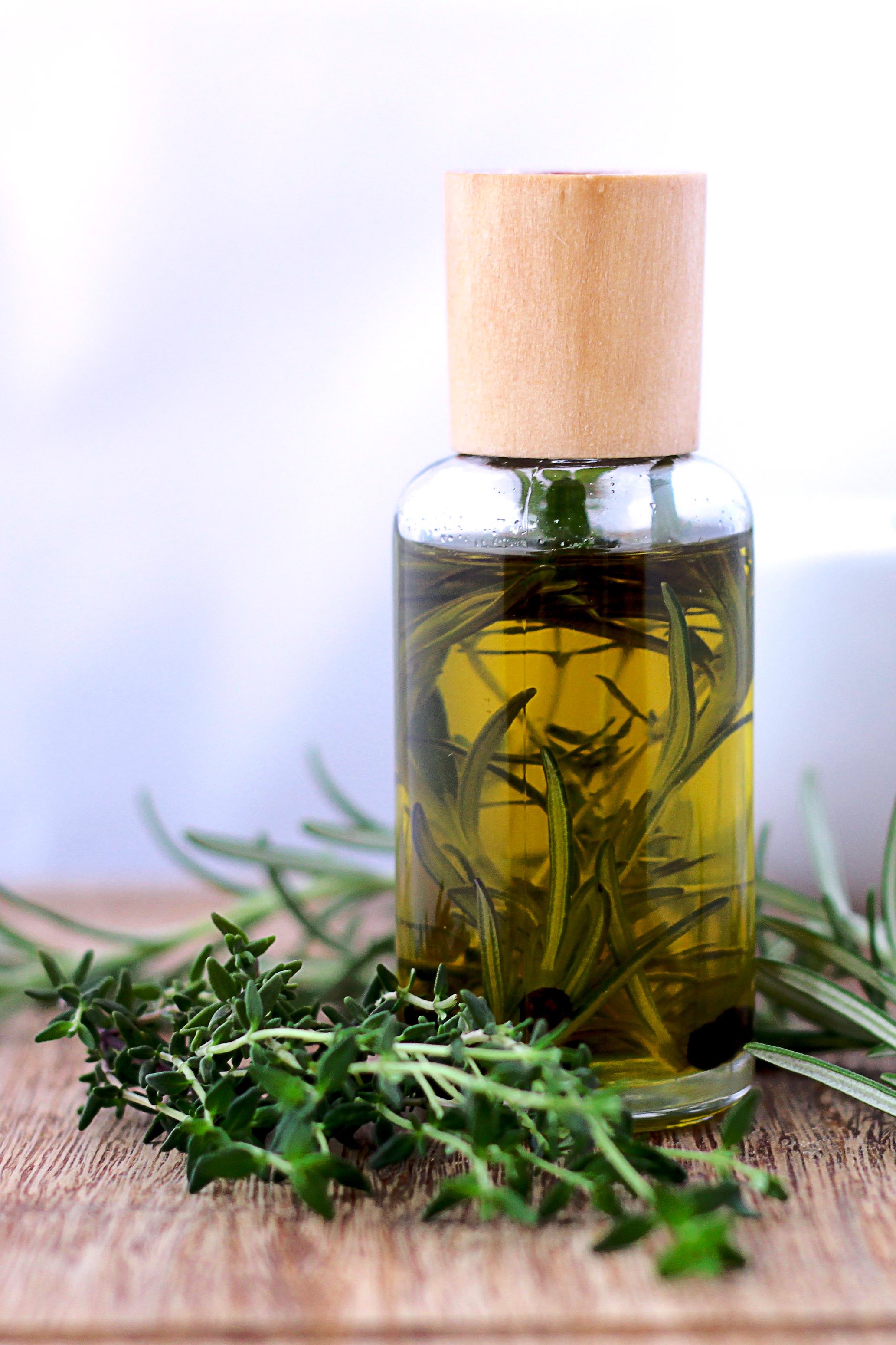 Thyme And Rosemary Infused Oil by Sheila Pedraza Burk