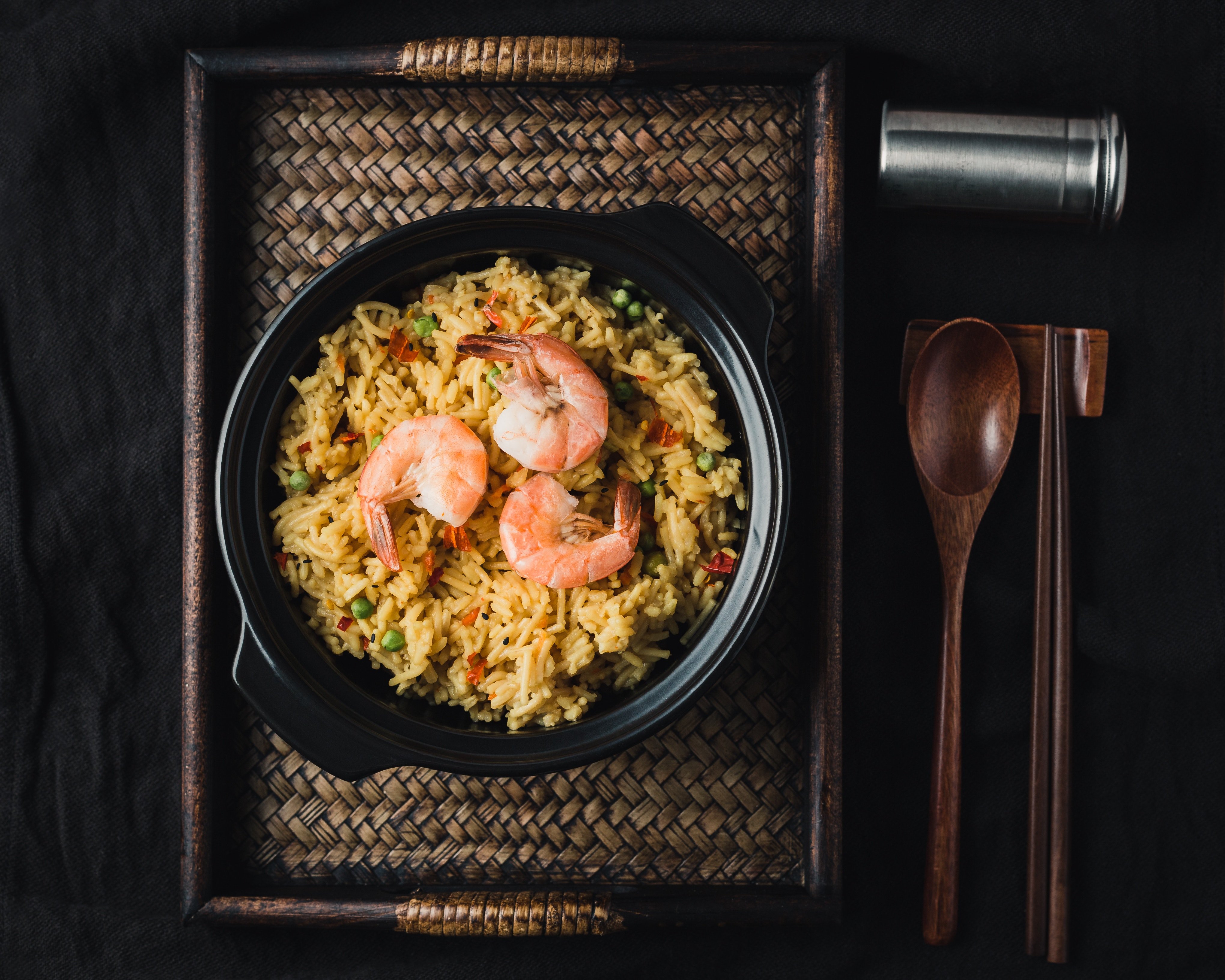 Fried rice with shrimps by Mae Mu