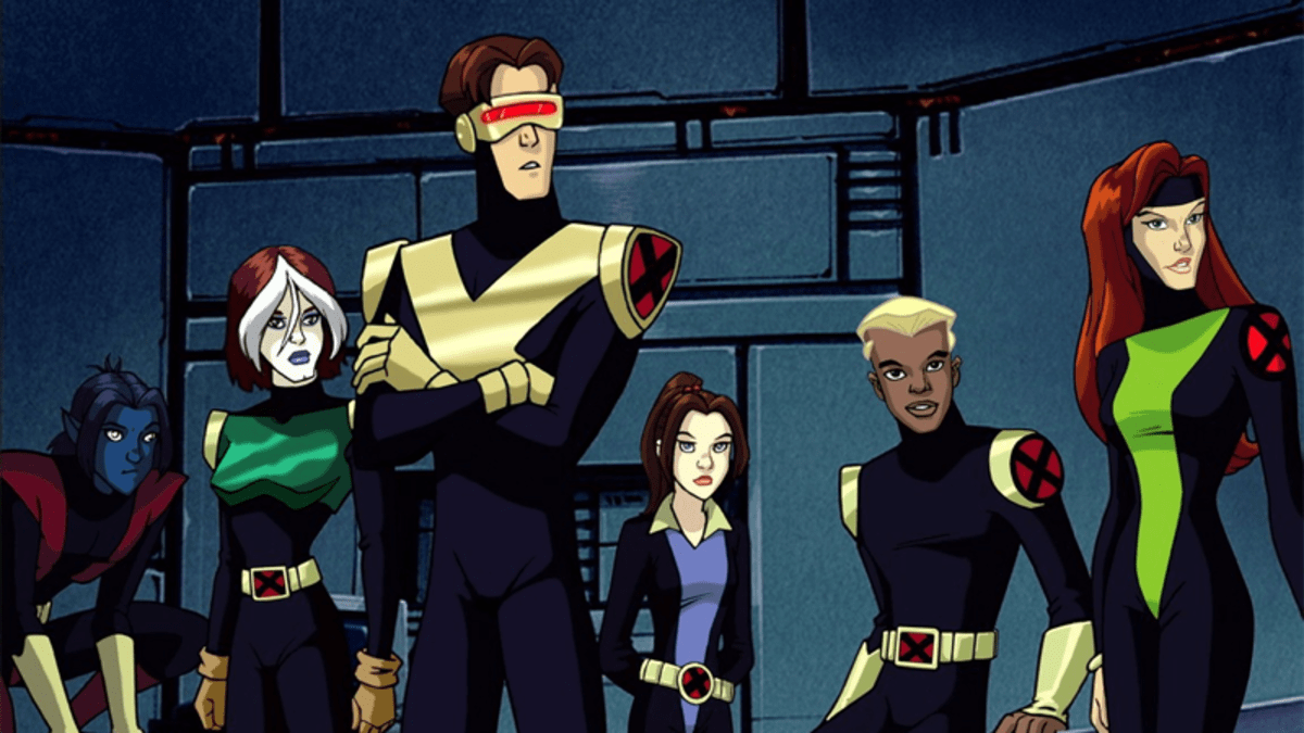 X-Men Rogue (Marvel Comics) Spyke (Marvel Comics) Nightcrawler (Marvel Comics) Kitty Pryde Jean Grey Cyclops (Marvel Comics) TV Show X-men: Evolution Image