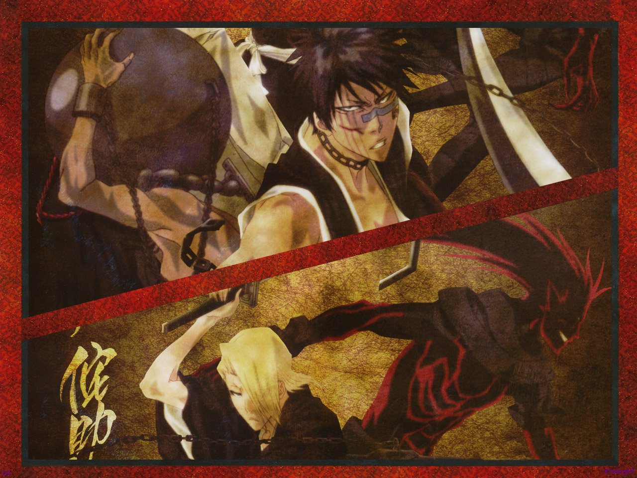 Kazeshini (Bleach) Izuru Kira Hisagi Shūhei Anime Bleach Image