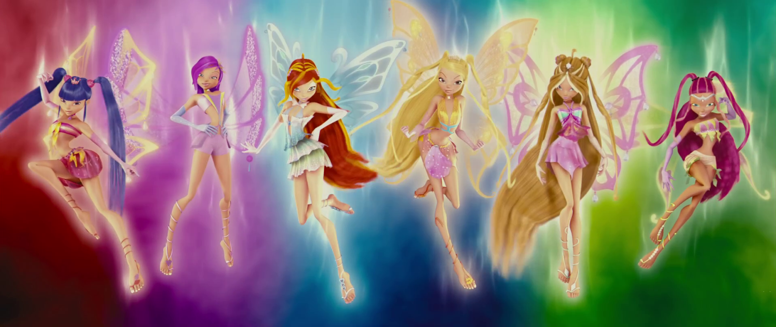 wings fairy Flora (Winx Club) Stella (Winx Club) Bloom (Winx Club) Tecna (Winx Club) Aisha (Winx Club) movie Winx Club: The Secret of the Lost Kingdom Image