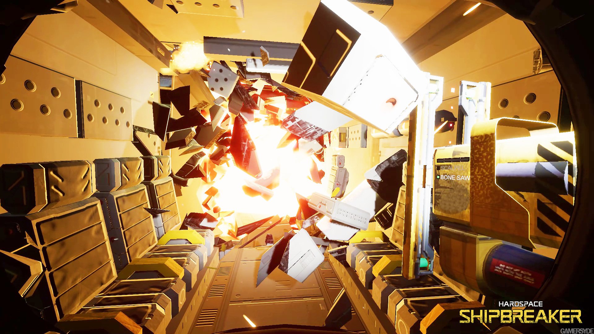 video game Hardspace: Shipbreaker space explosion spaceship Image