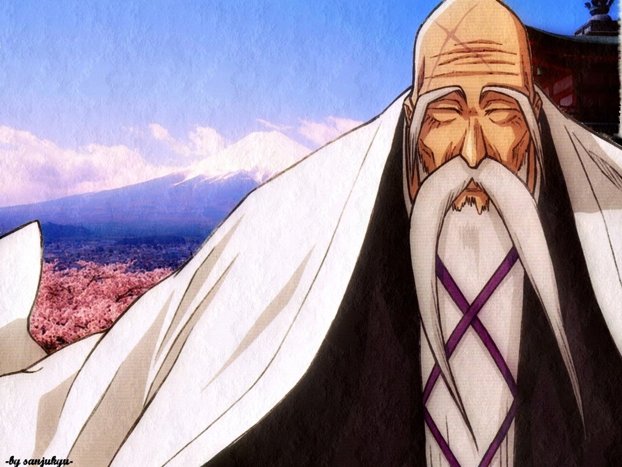 Genryūsai Shigekuni Yamamoto Anime Bleach Image