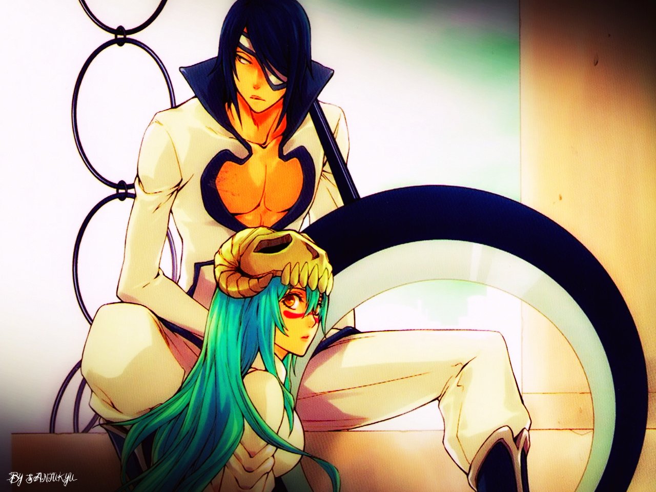Nelliel Tu Odelschwanck Nnoitra Gilga Anime Bleach Image