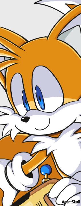 blue eyes smile Miles 'Tails' Prower video game Sonic the Hedgehog Image