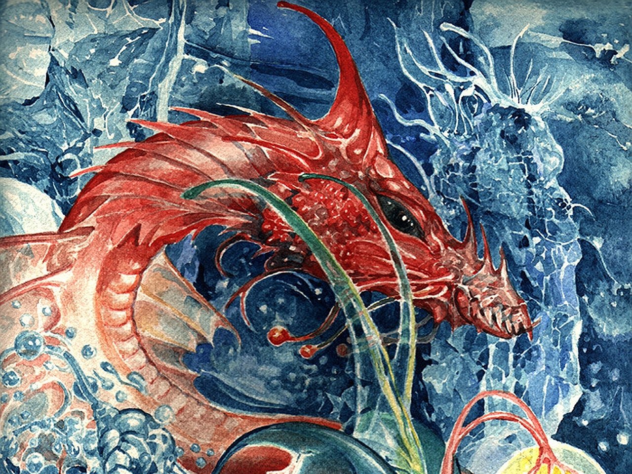 Знак зодиака рыба год дракона. Морской дракон (Draco Marinus). Водяной дракон. Рыбка дракон. Рыба арт.