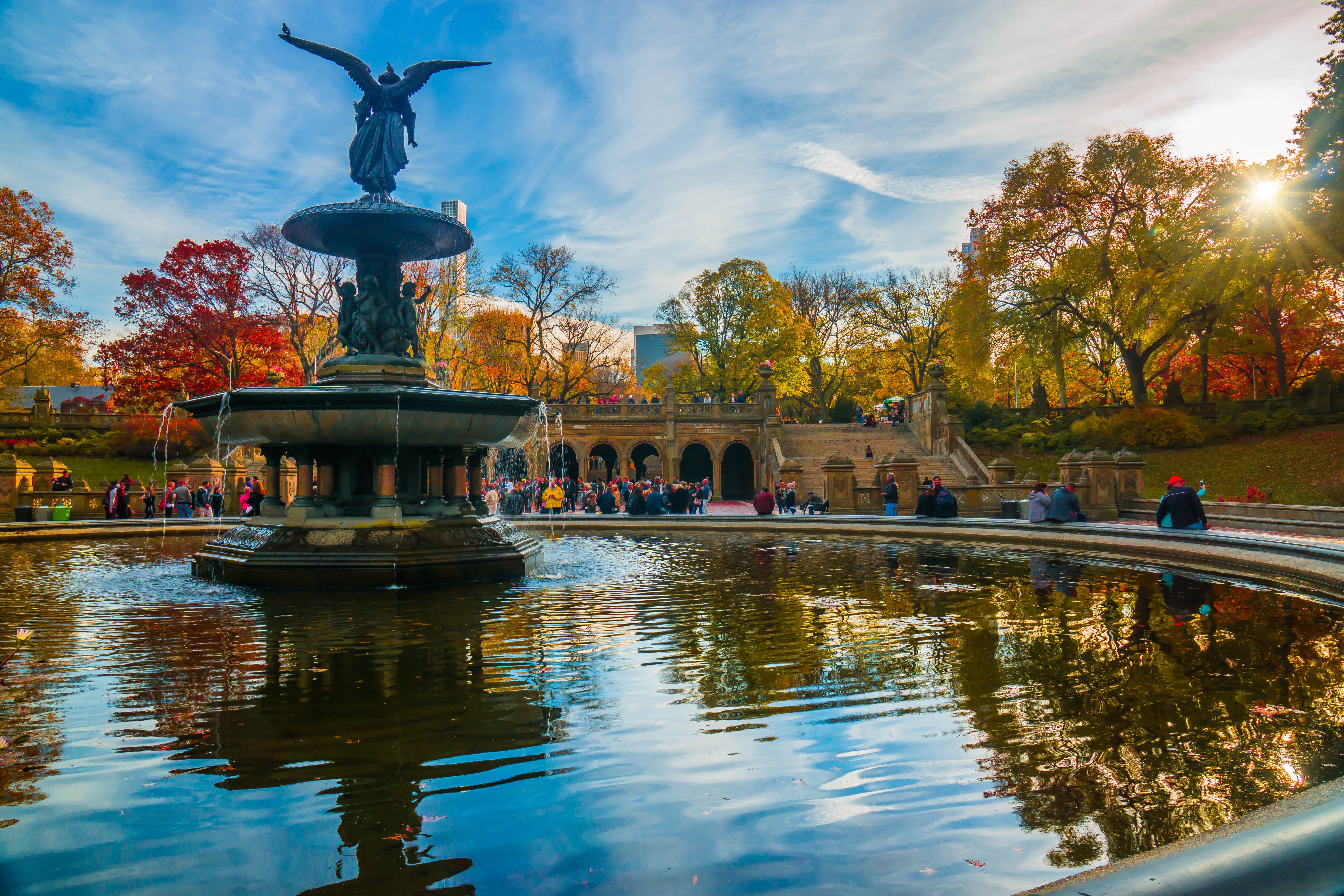 Bethesda Fountain Angel of the Waters, Central Park, NYC