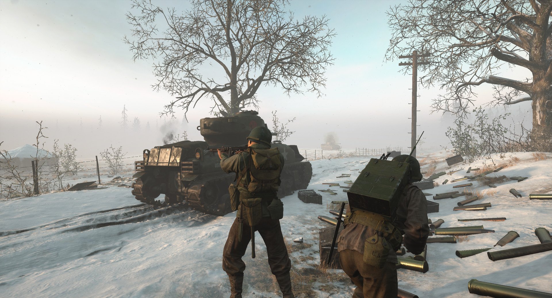 video game Hell Let Loose soldier winter Battlefield Image