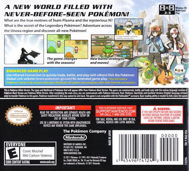 video game Pokémon White Version Image