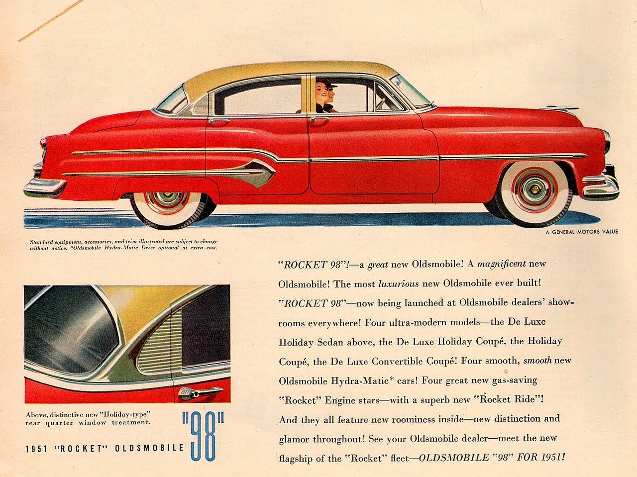 vehicle 1951 oldsmobile 98 Image