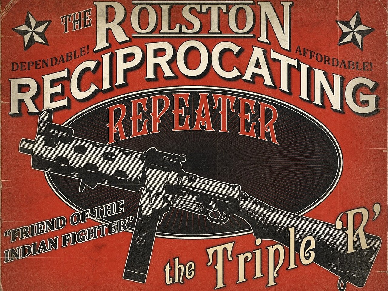 man made rolston repeater rifle Image