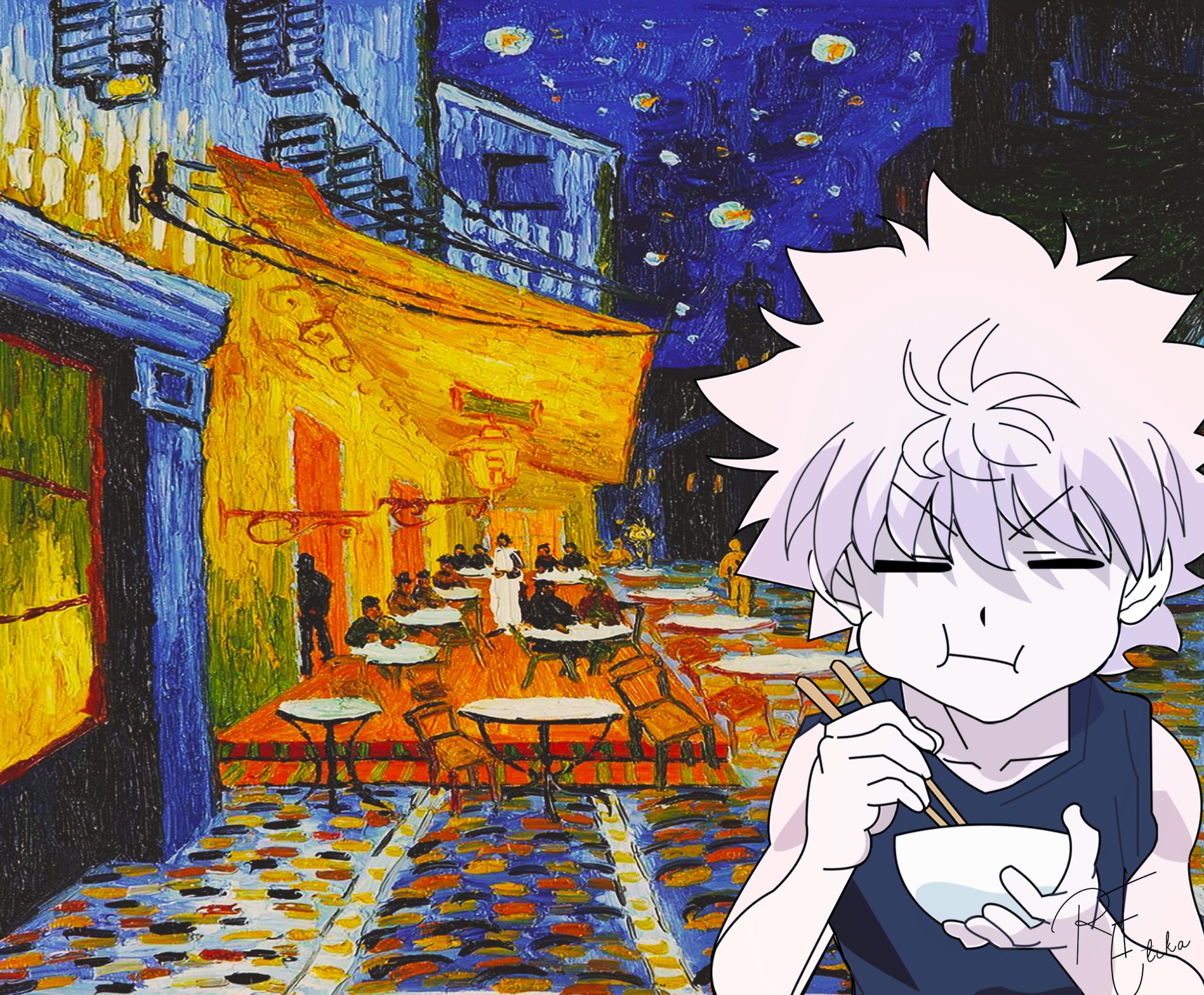 Van Gogh Killua Zoldyck Hunter x Hunter Image