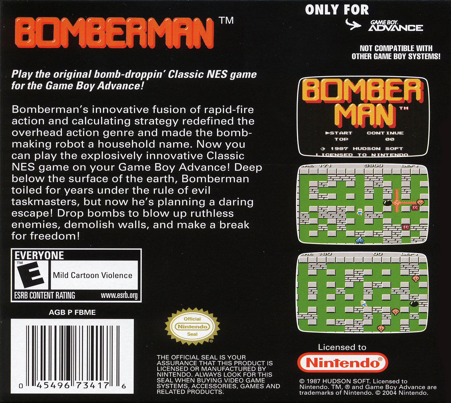 video game Classic NES Series: Bomberman Image