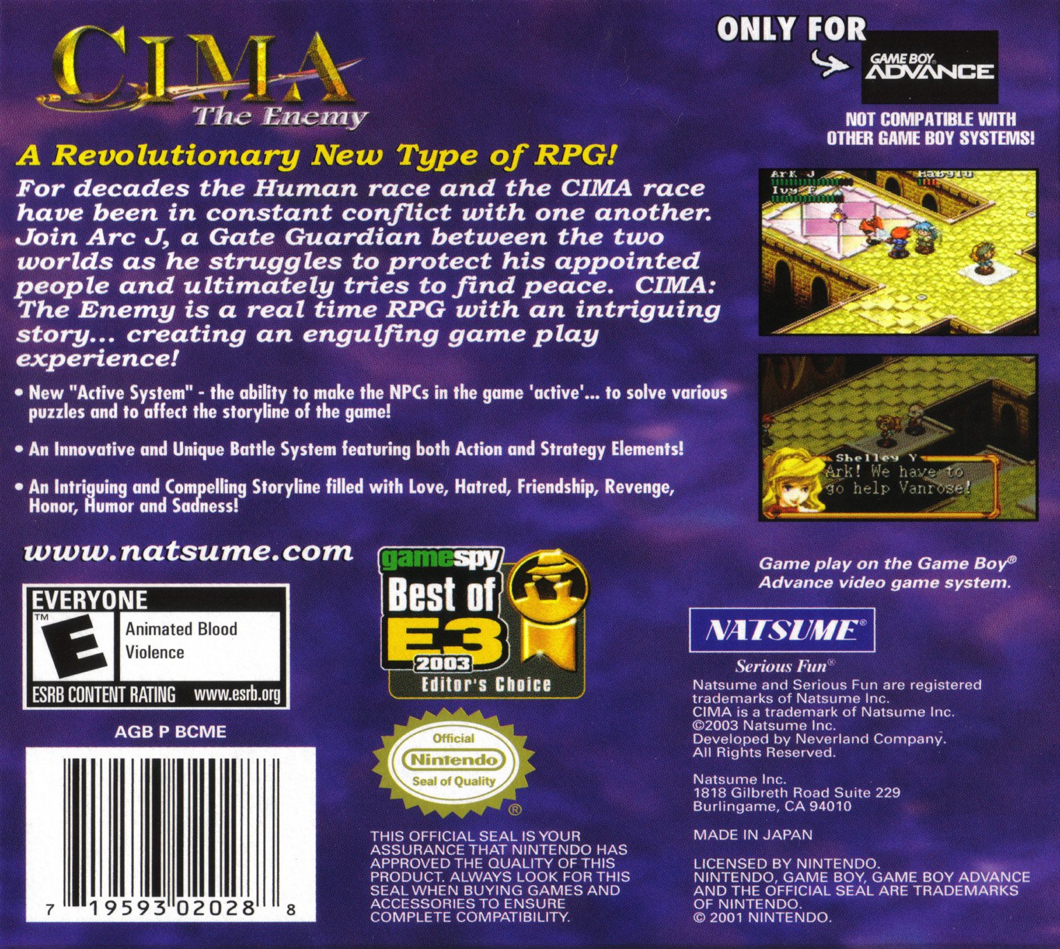 video game CIMA: The Enemy Image
