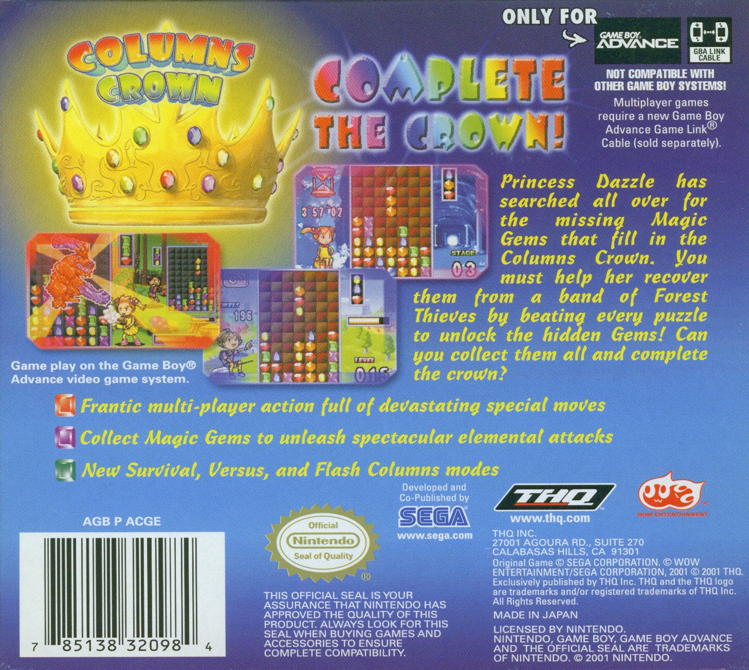 video game Columns Crown Image