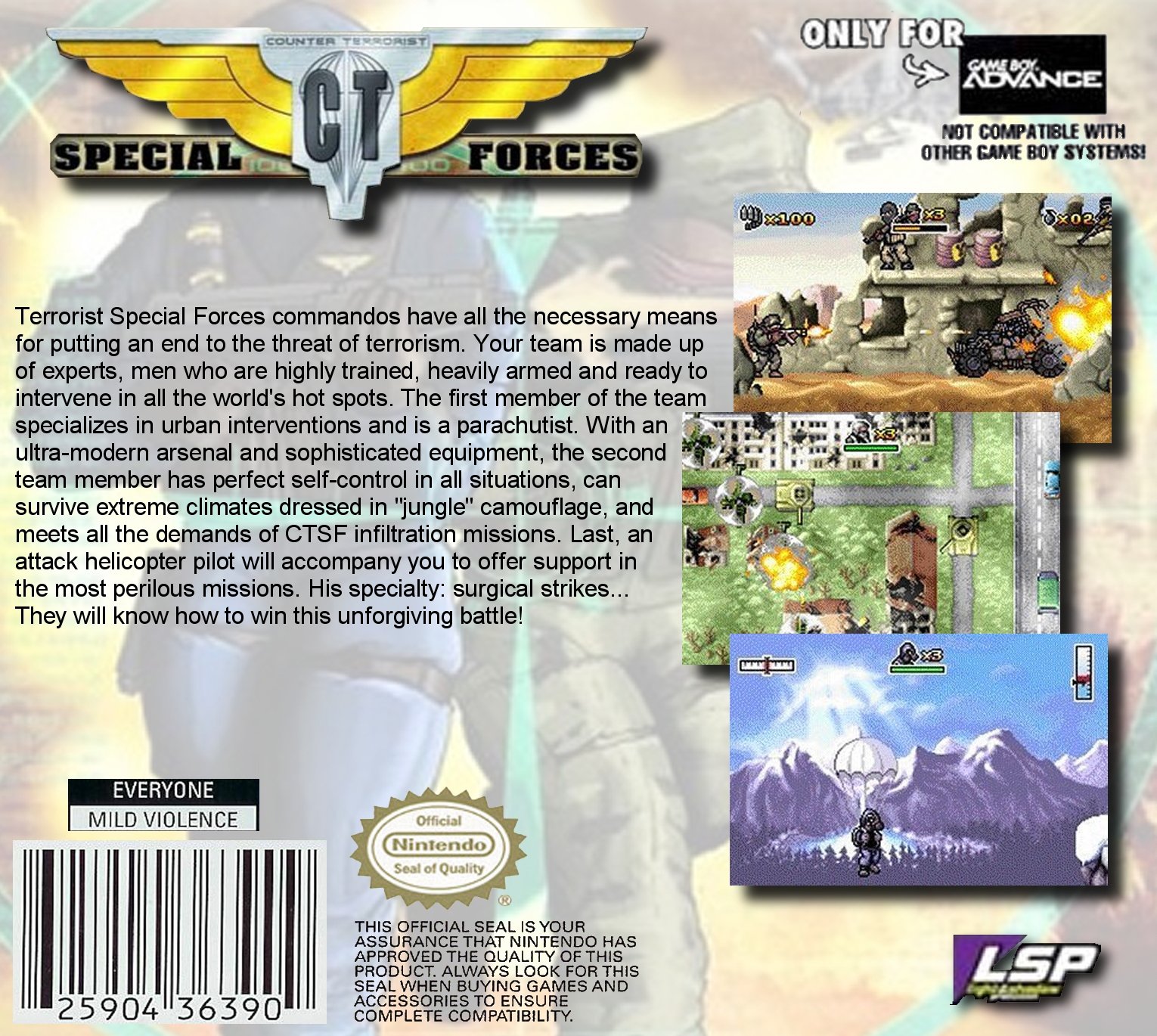 Special forces codes. CT Special Forces Bioterror GBA. CT Special Forces 3: Bioterror. CT Special Forces 2. Special Force game boy Advance.