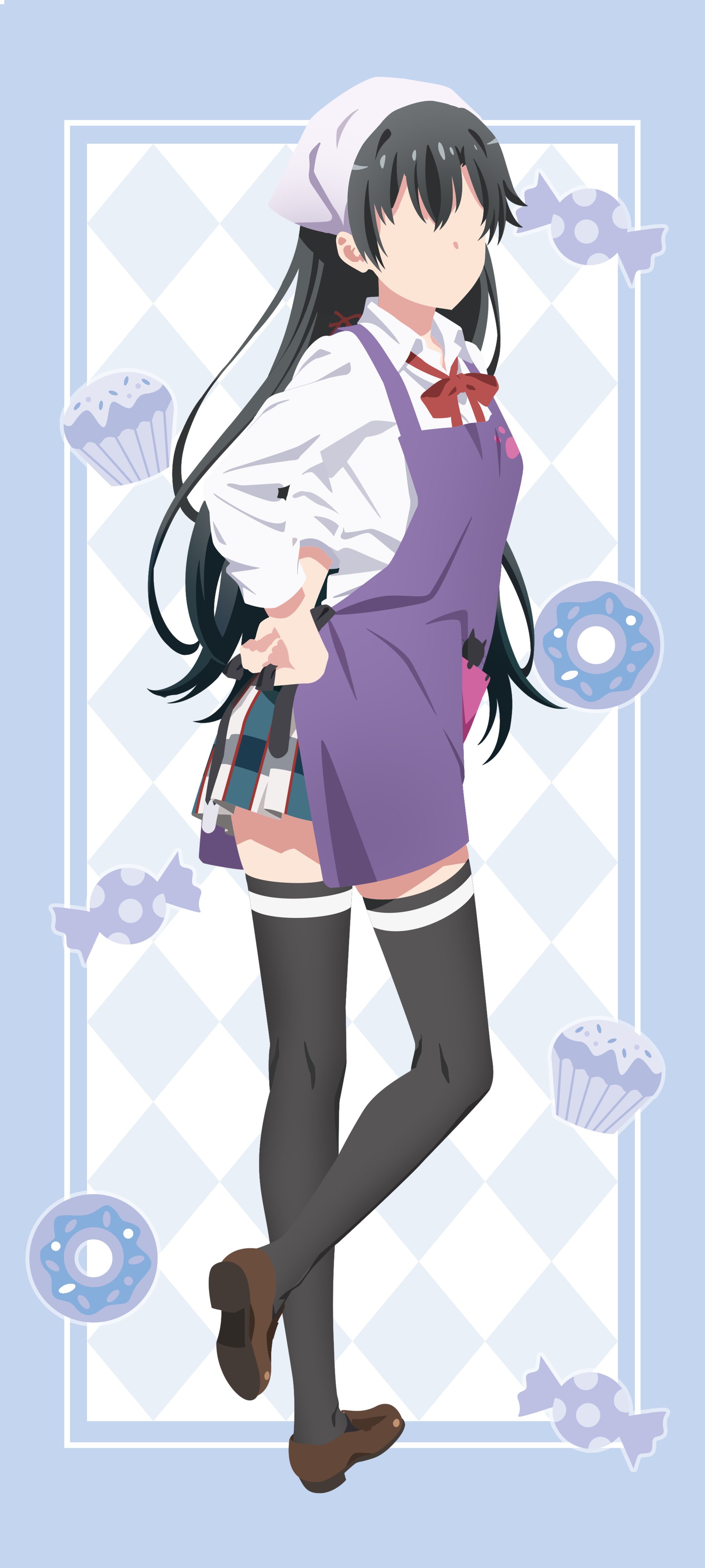 minimalist Yukino Yukinoshita Anime My Teen Romantic Comedy SNAFU minimalist anime Image