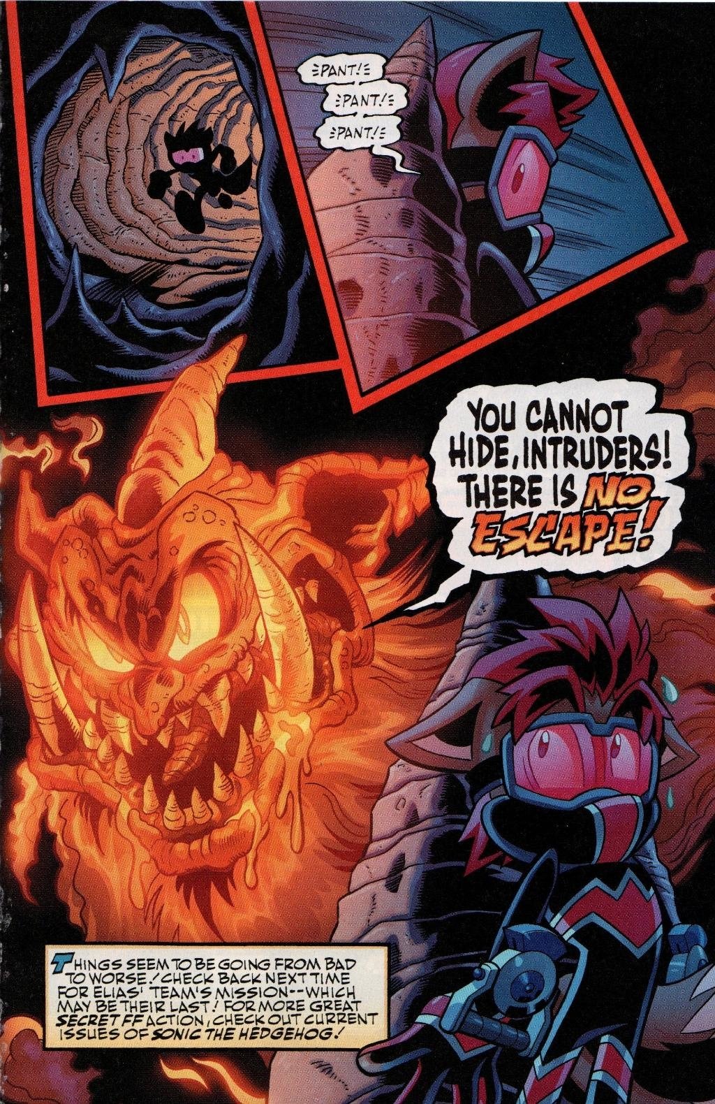 Archie Comics red hair Ixis Naugus Elias Acorn Comic Sonic Universe Image