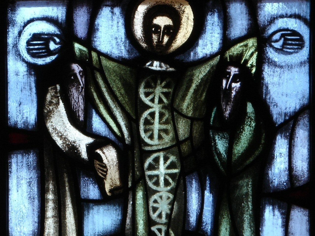 artistic stained glass Image