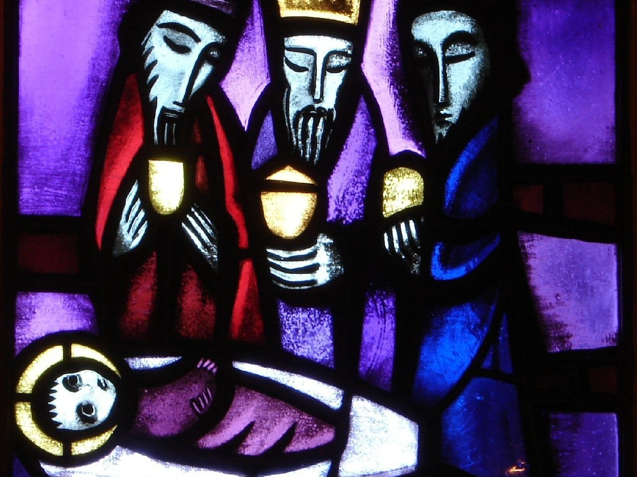 artistic stained glass Image