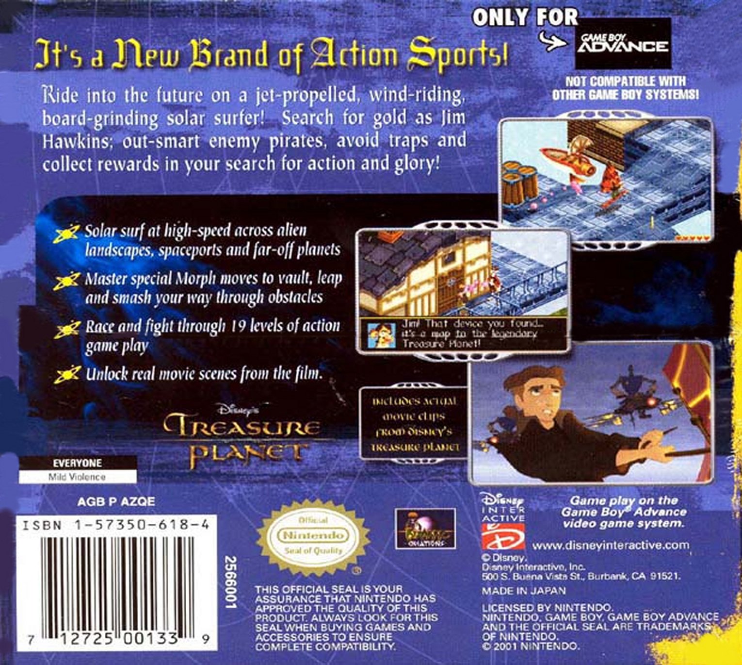 video game Disney's Treasure Planet Image