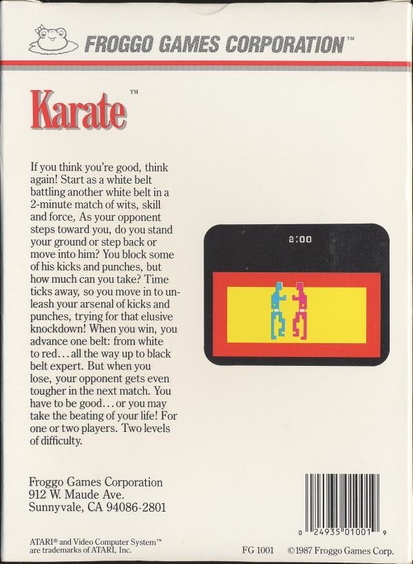 video game Karate (Froggo Games) Image