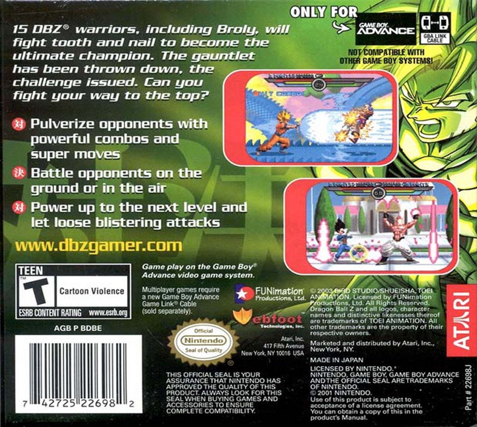 video game Dragon Ball Z: Taiketsu Image