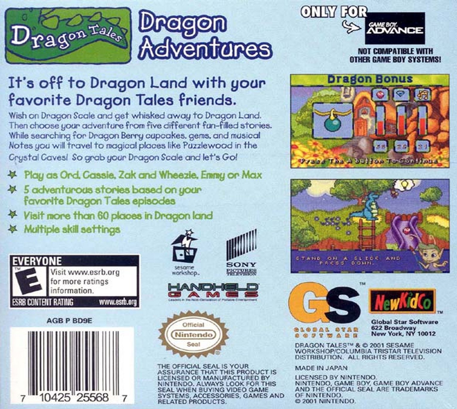 video game Dragon Tales: Dragon Adventures Image