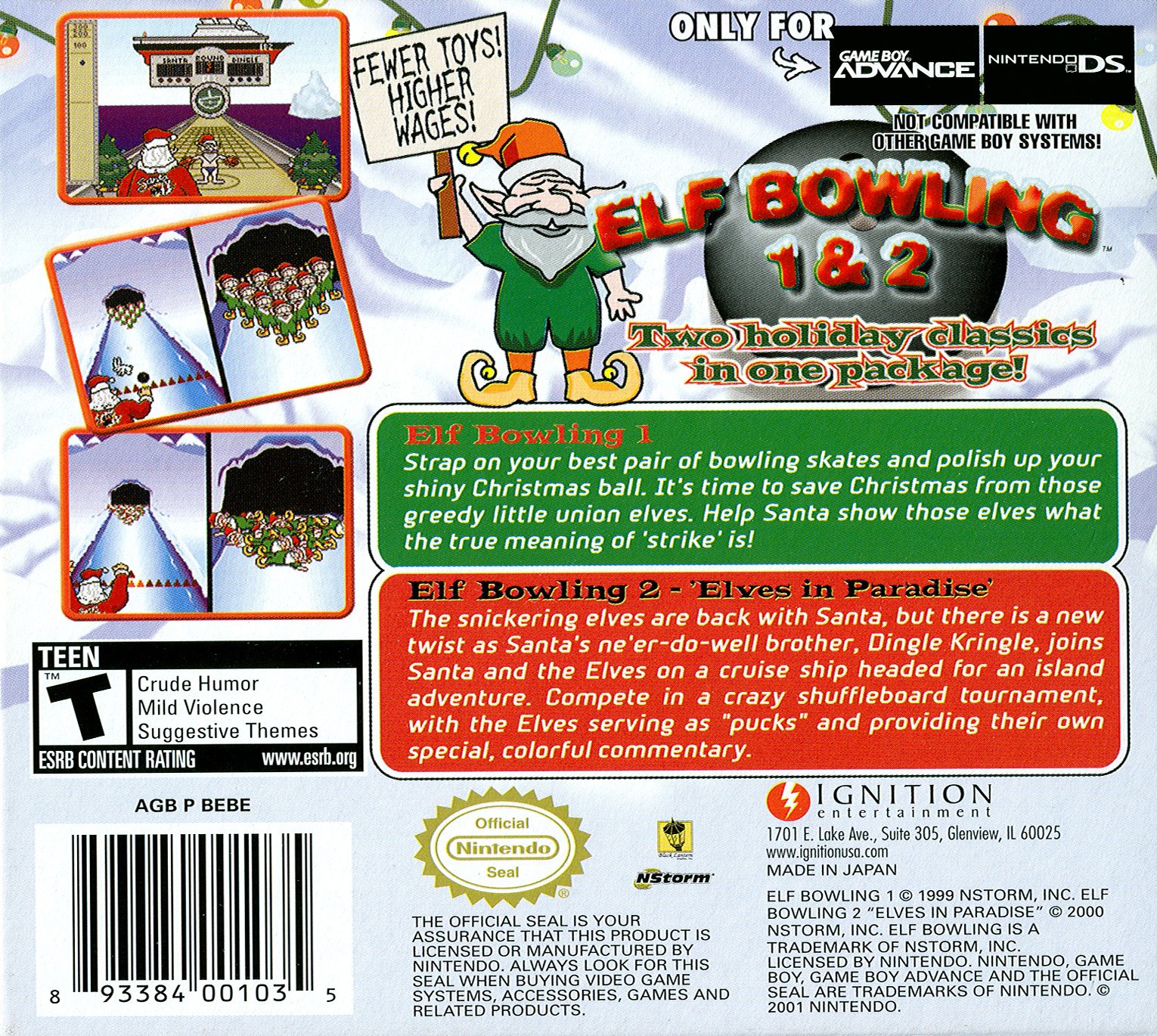 video game Elf Bowling 1 & 2 Image