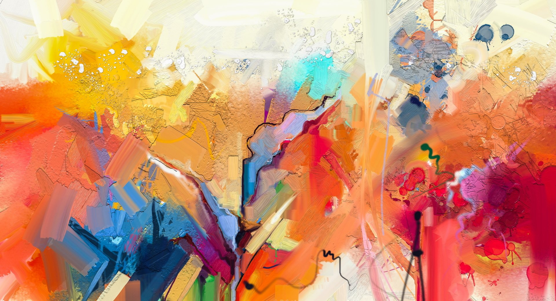 Abstract paint Image