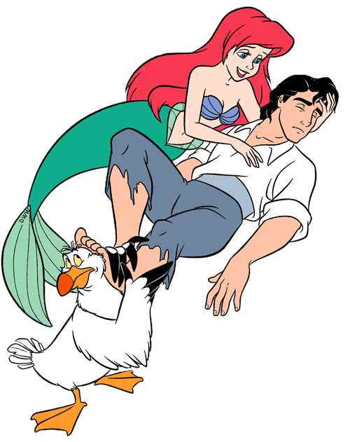 tail The Little Mermaid black hair red hair seagull mermaid barefoot Scuttle (The Little Mermaid) Prince Eric Ariel (The Little Mermaid) movie The Little Mermaid (1989) Image