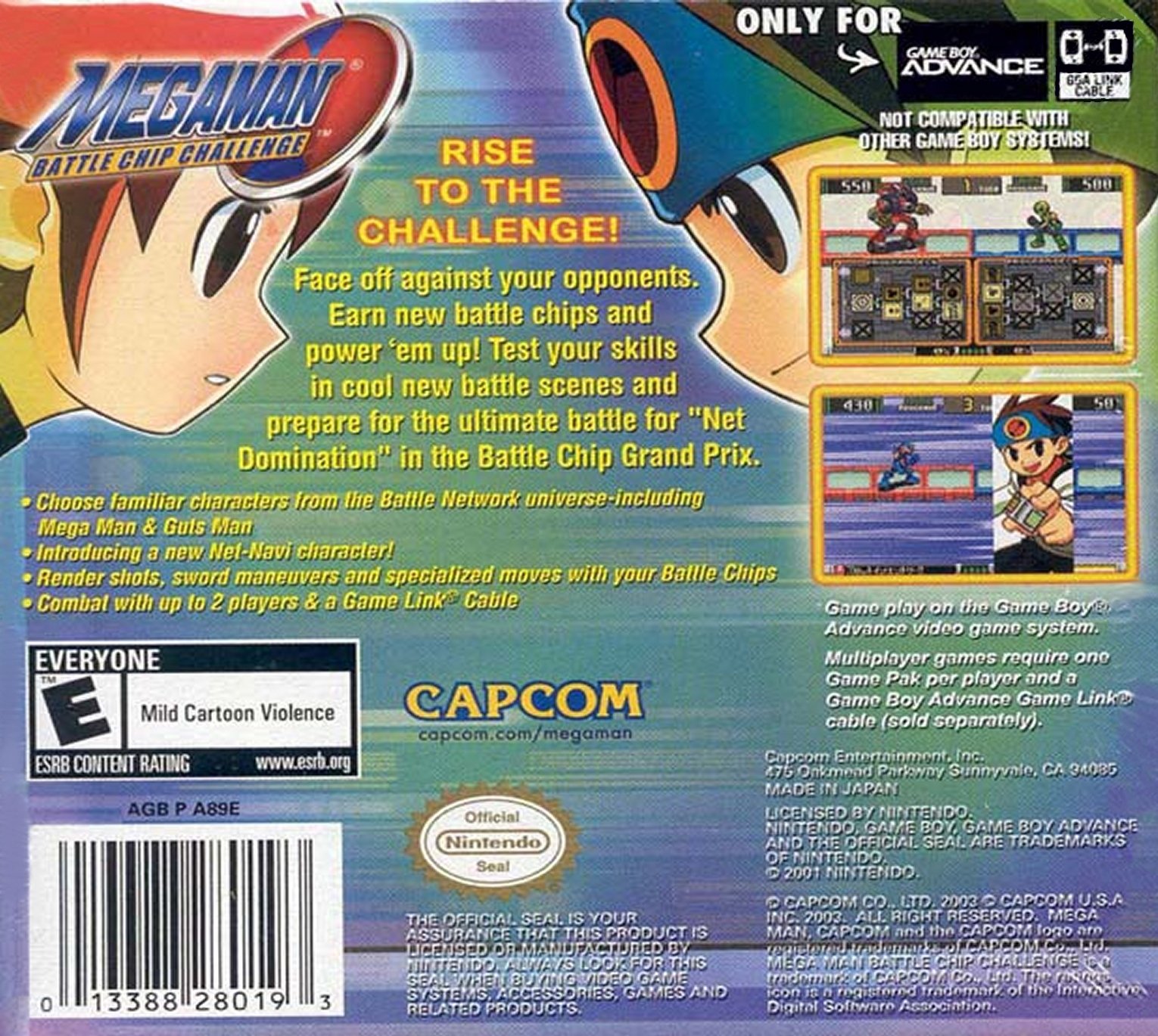 video game Mega Man: Battle Chip Challenge Image