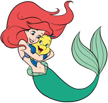 The Little Mermaid Flounder