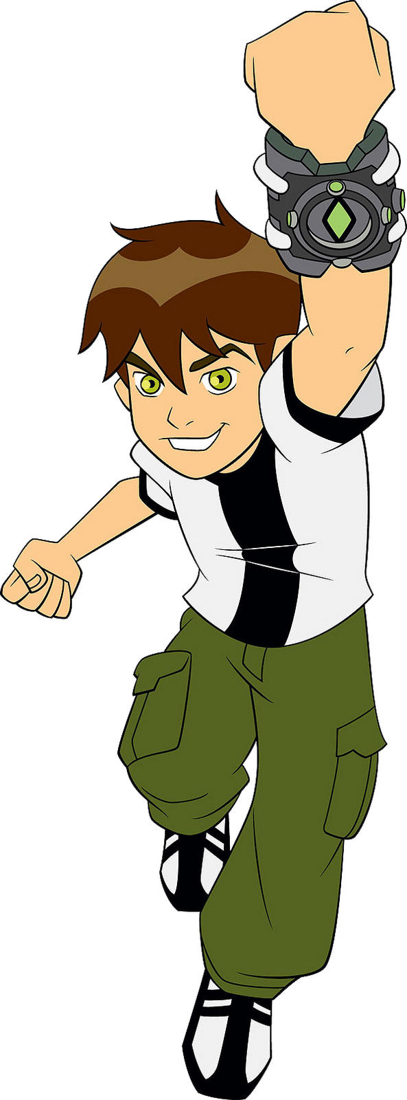 Omnitrix green eyes smile Ben Tennyson TV Show Ben 10 Image