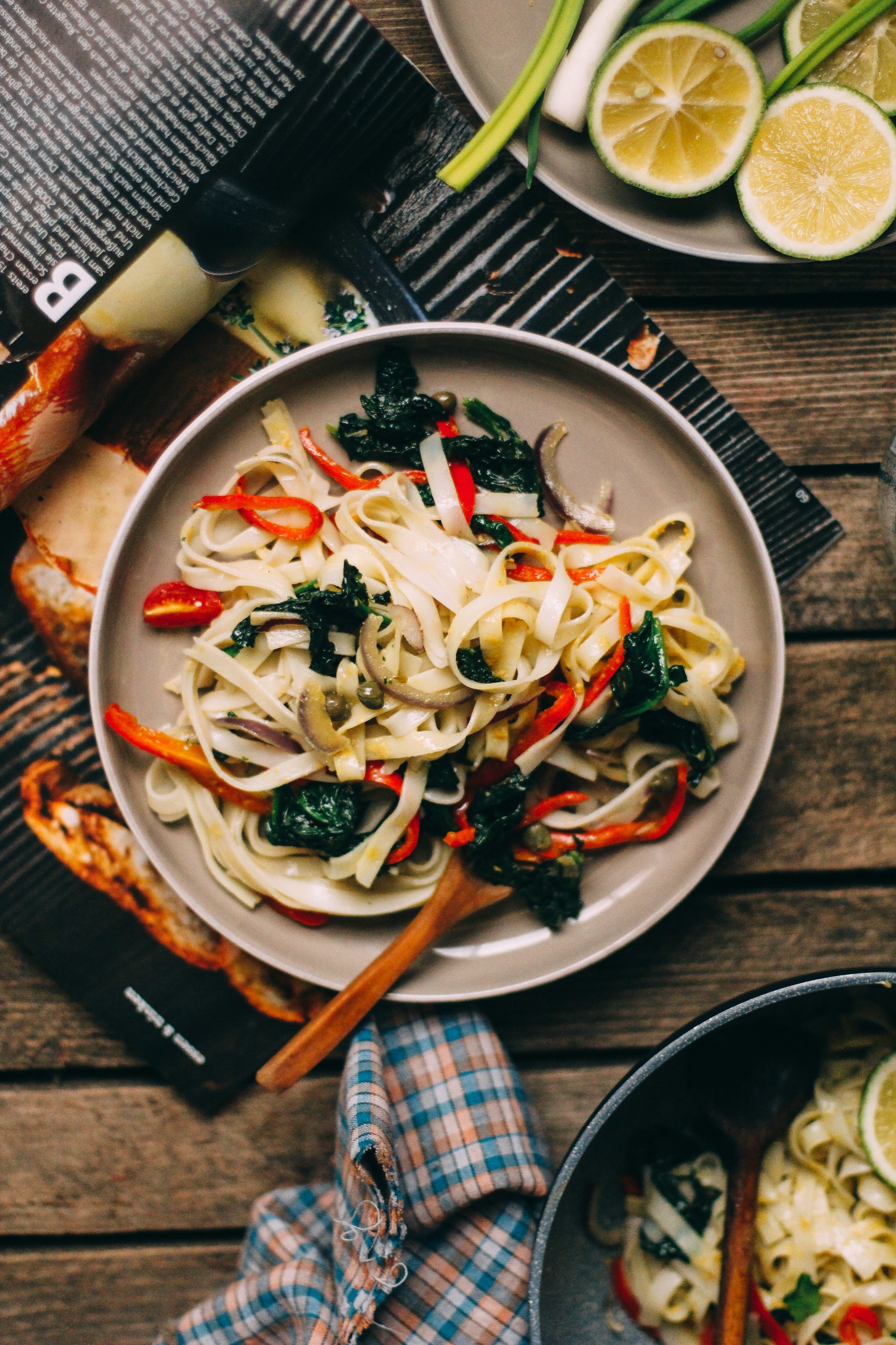  Rice noodles with roasted vegetables by Daniel Cuklev