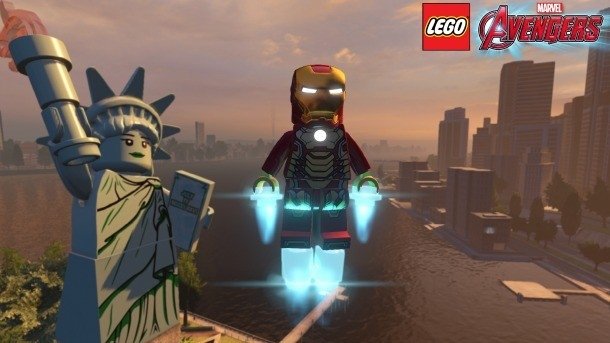 New Year Statue of Liberty Iron Man video game LEGO Marvel's Avengers Image