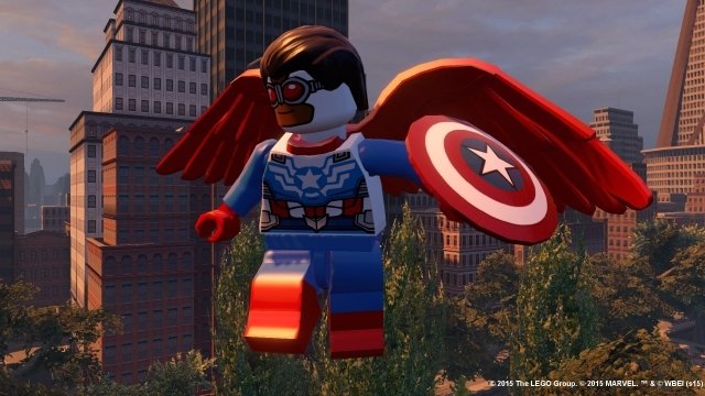 Captain America Sam Wilson Falcon (Marvel Comics) video game LEGO Marvel's Avengers Image