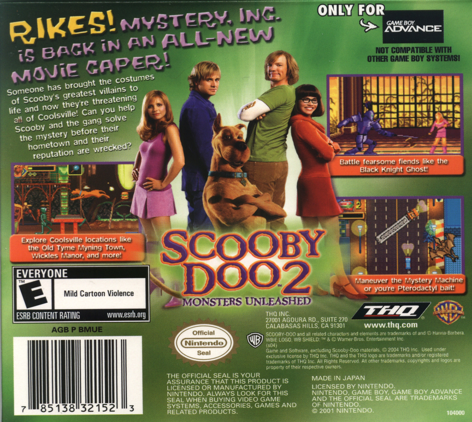 Scooby doo games. Game boy Advance Scooby Doo русская версия. Scooby-Doo 2 - Monsters unleashed GBA. Игры game boy Advance Скуби Ду. Скуби Ду 2 монстры игра.