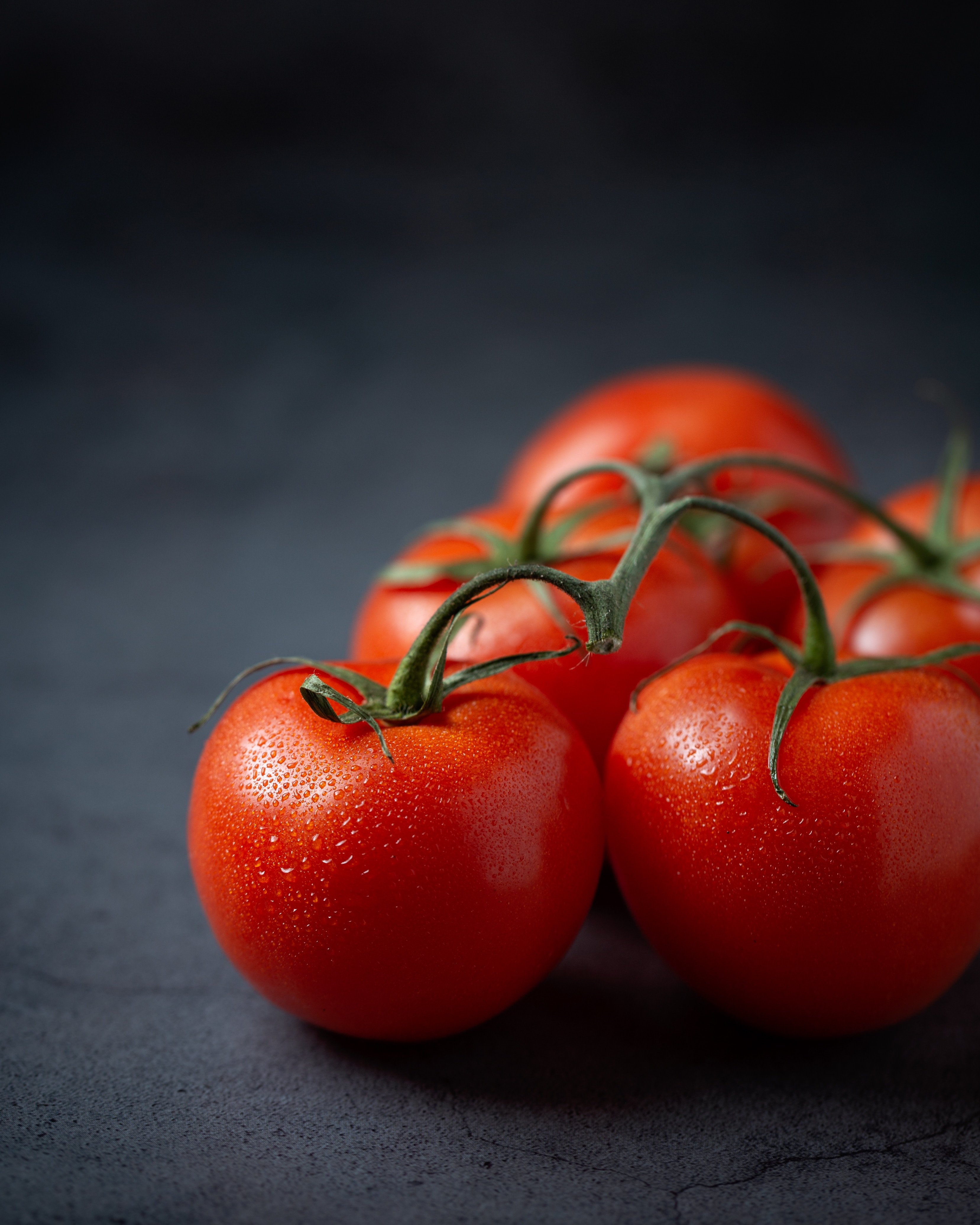 Cherry tomatoes macro by Mae Mu