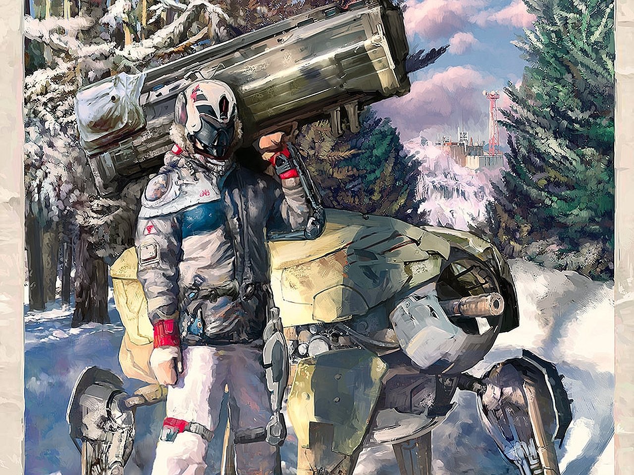 Sci Fi warrior Image