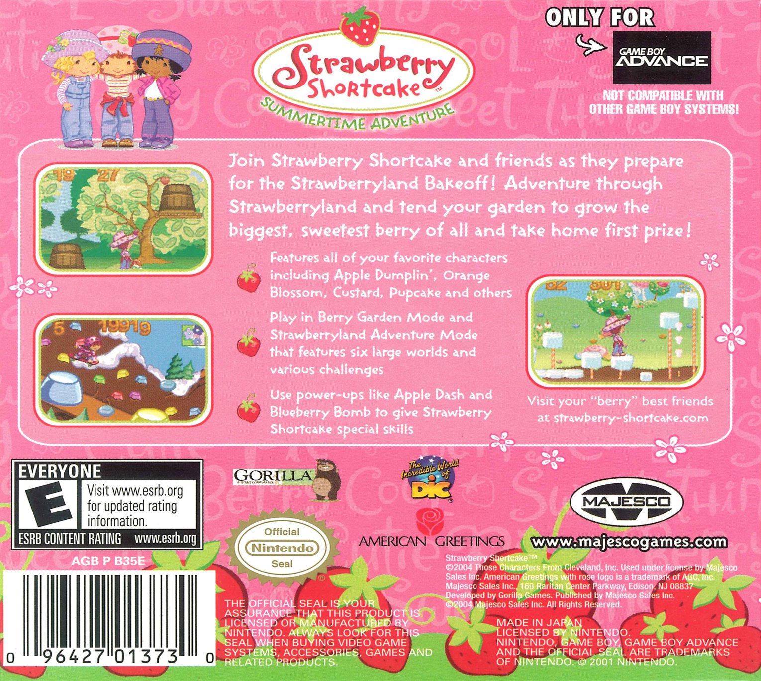 video game Strawberry Shortcake: Summertime Adventure Image