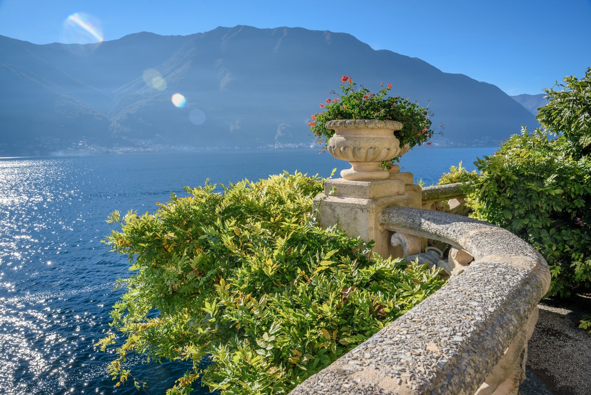 Villa Balbianello lake como Italy photography lake Image
