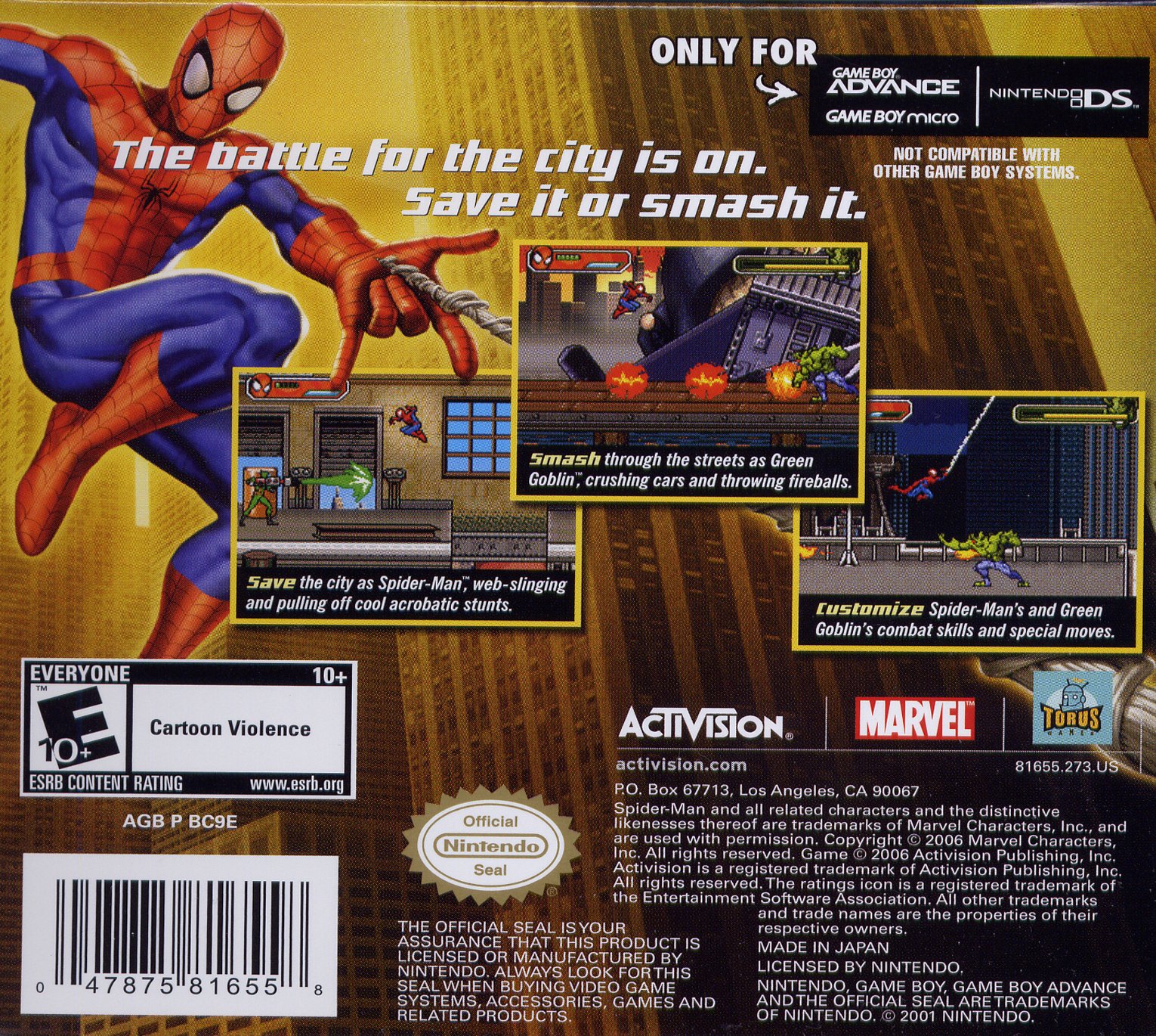 video game Spider-Man: Battle for New York Image