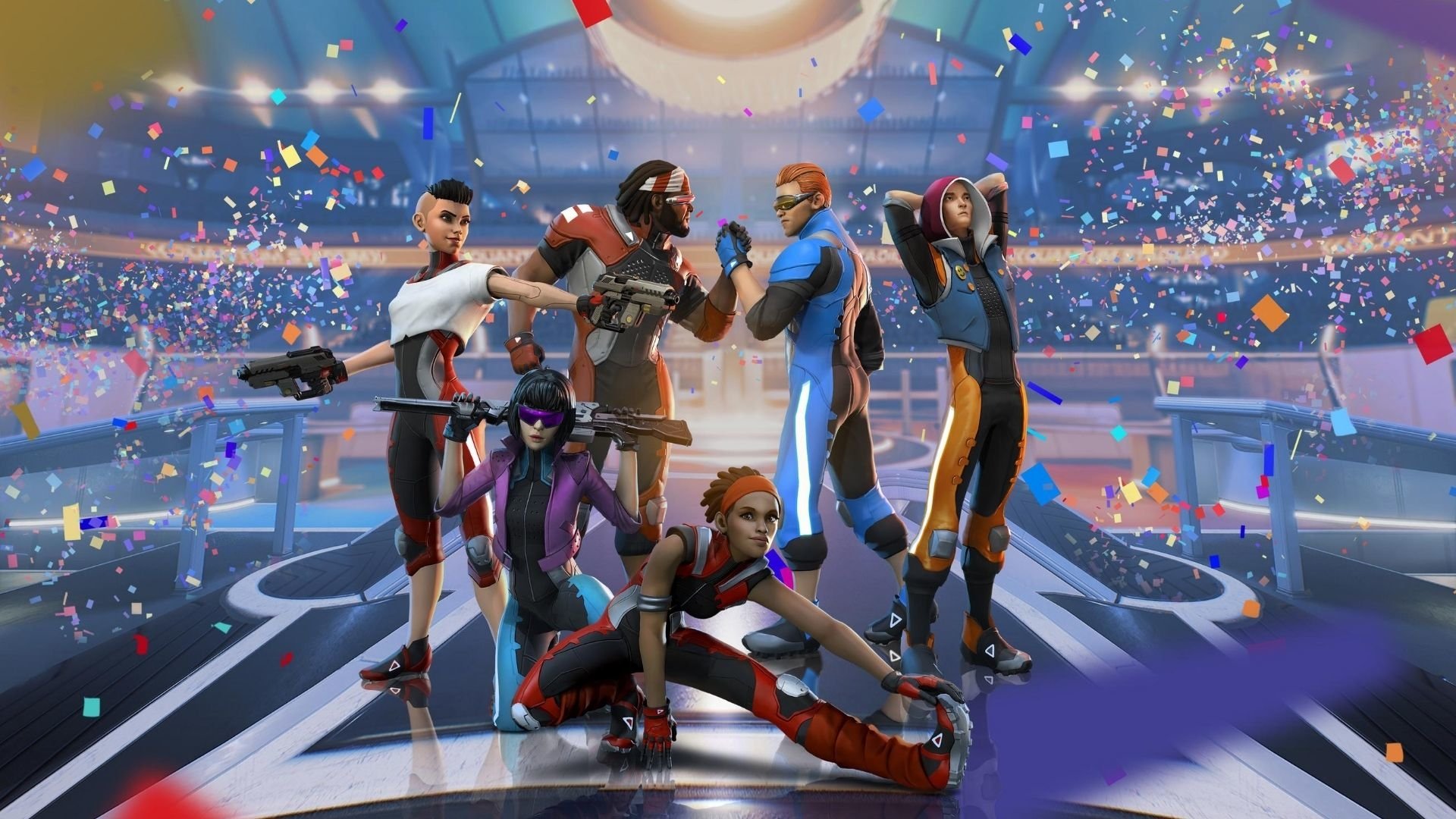  Quantum League Wallpaper - Team Pic Celebration