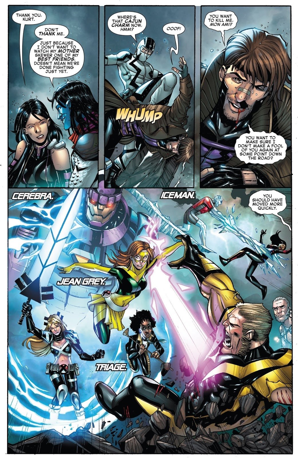 Sabertooth Sentinel (Marvel Comics) Nightcrawler (Marvel Comics) Iceman (Marvel Comics) Phantom X Gambit (Marvel Comics) Magik (Marvel Comics) Jean Grey Comic Civil War II : X-Men Image